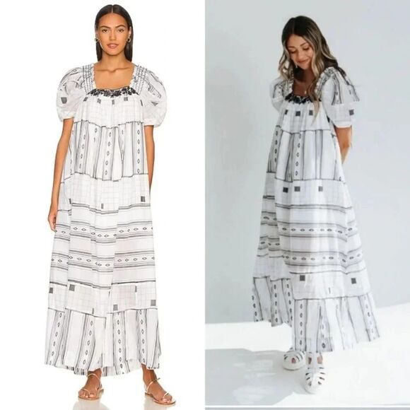 Jamie Embroidered Maxi Dress by Free People XS, NWT - Picture 1 of 10